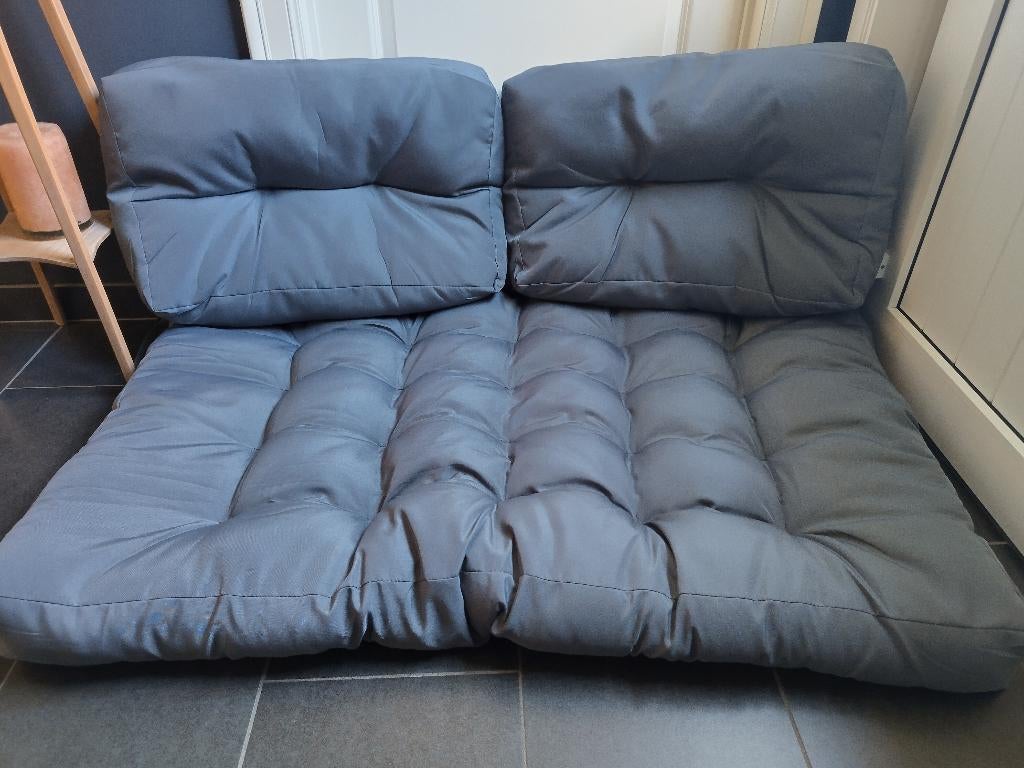 Palletkussenset (en.casa), Jardin & Terrasse, Enlèvement, Comme neuf