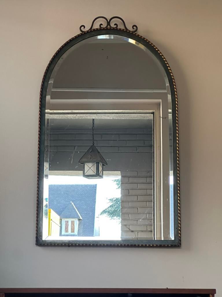 Grand miroir style vintage, Maison & Meubles, Accessoires pour la Maison | Miroirs, Enlèvement, Comme neuf