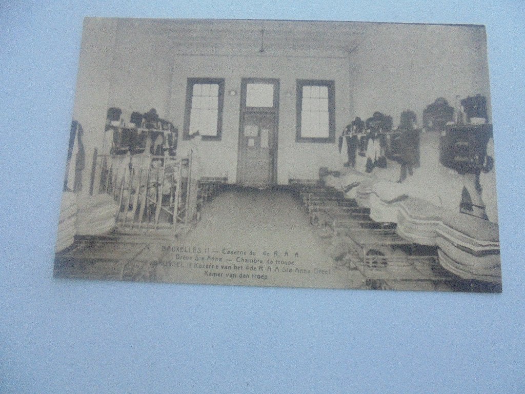 brussel-kazerne ste anne dreef sectie 5F-kamer van den troep, Verzenden, 1920 tot 1940, Ongelopen, Brussel (Gewest)