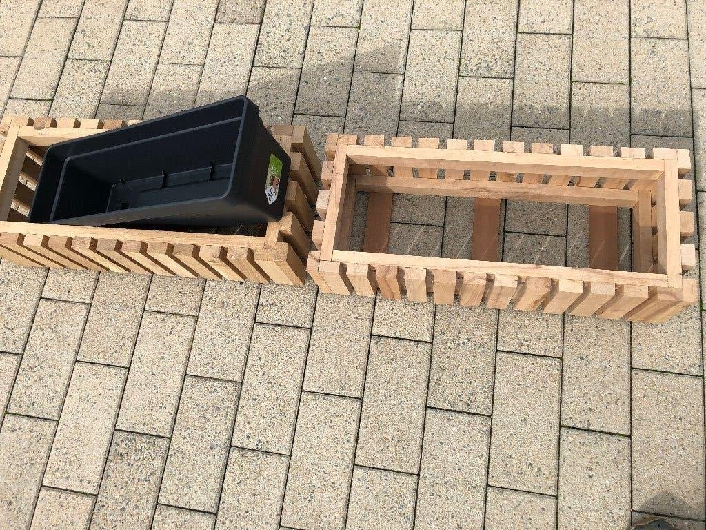 Houten bloembakken NIEUW, Ophalen, Nieuw