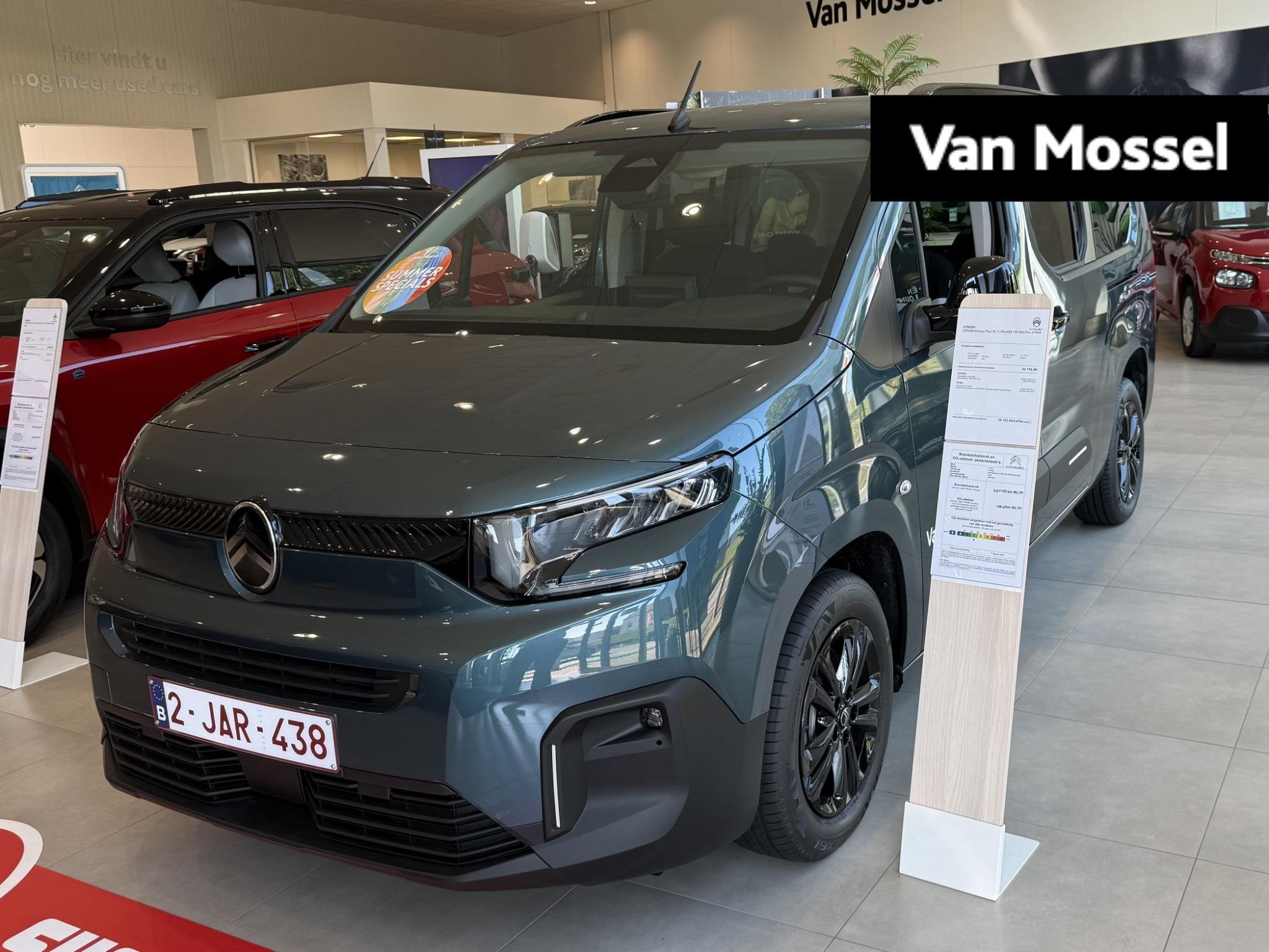 Citroën Berlingo XL 1.5 BlueHDi 130 S&S BVM6 MAX, Auto's, Voorwielaandrijving, Parkeersensor, Blauw, 131 pk
