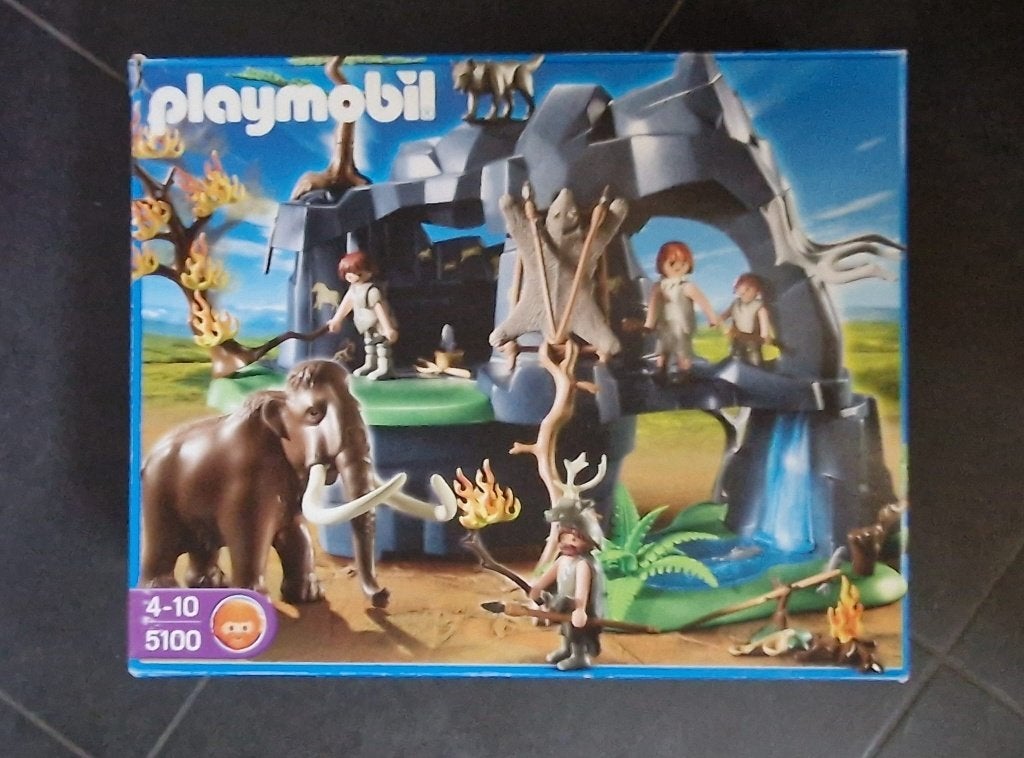 Playmobil 5100 – Grote steentijdgrot met mammoet, Kinderen en Baby's, Ophalen, Zo goed als nieuw, Complete set, Overige typen