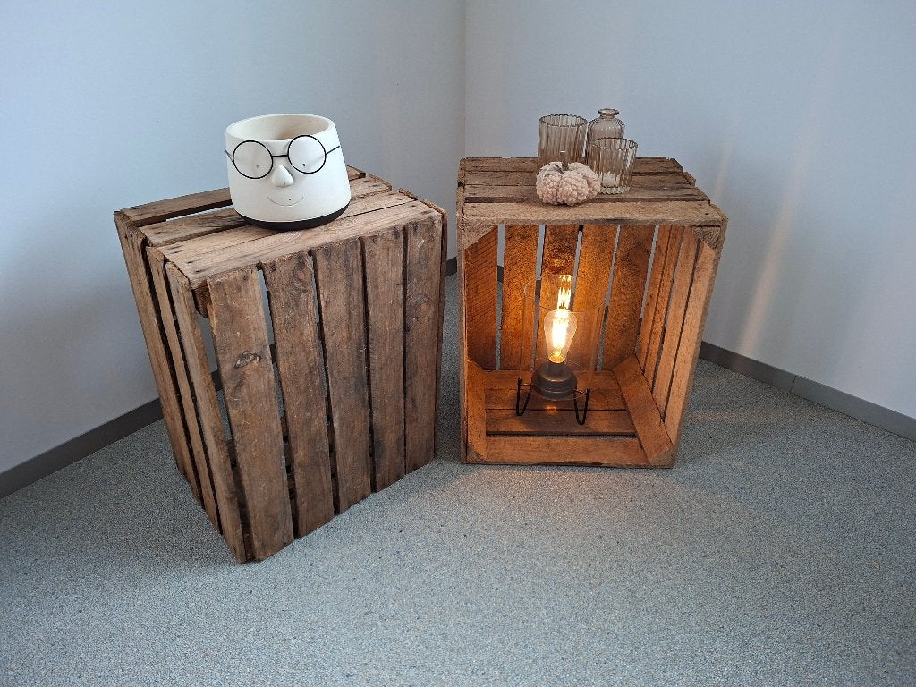 6 anciennes boîtes à fruits en bois 30x50x40 cm, Enlèvement, Utilisé, 50 à 75 cm, Moins de 50 cm