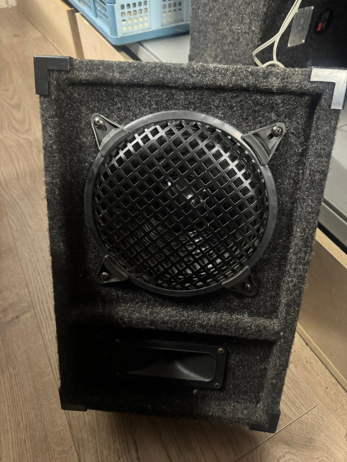 Skytronic passieve PA/discospeaker, 4 Ω, 2stuks, Audio, Tv en Foto, Luidsprekerboxen, Stereo speakers, Gebruikt, 120 tot 150 watt