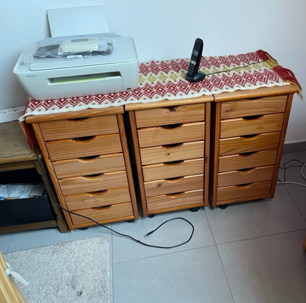 houten ladekastjes, Huis en Inrichting, Kasten | Ladekasten, Ophalen