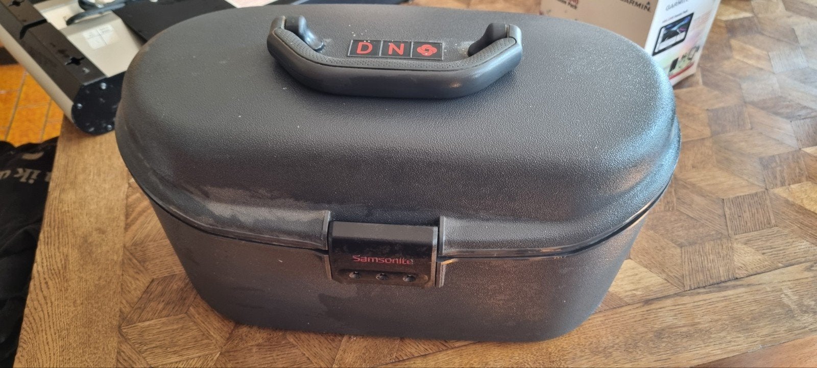 beautycase samsonite, Bijoux, Sacs & Beauté, Boîtes de maquillage & Beauty case, Enlèvement, Comme neuf, Noir, Avec serrure