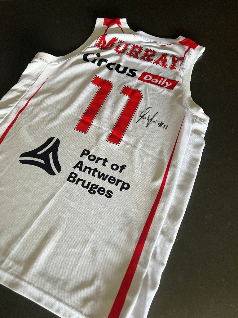 Gesigneerde jersey - MURRAY - M, Sport en Fitness, Basketbal, Ophalen, Zo goed als nieuw, Kleding