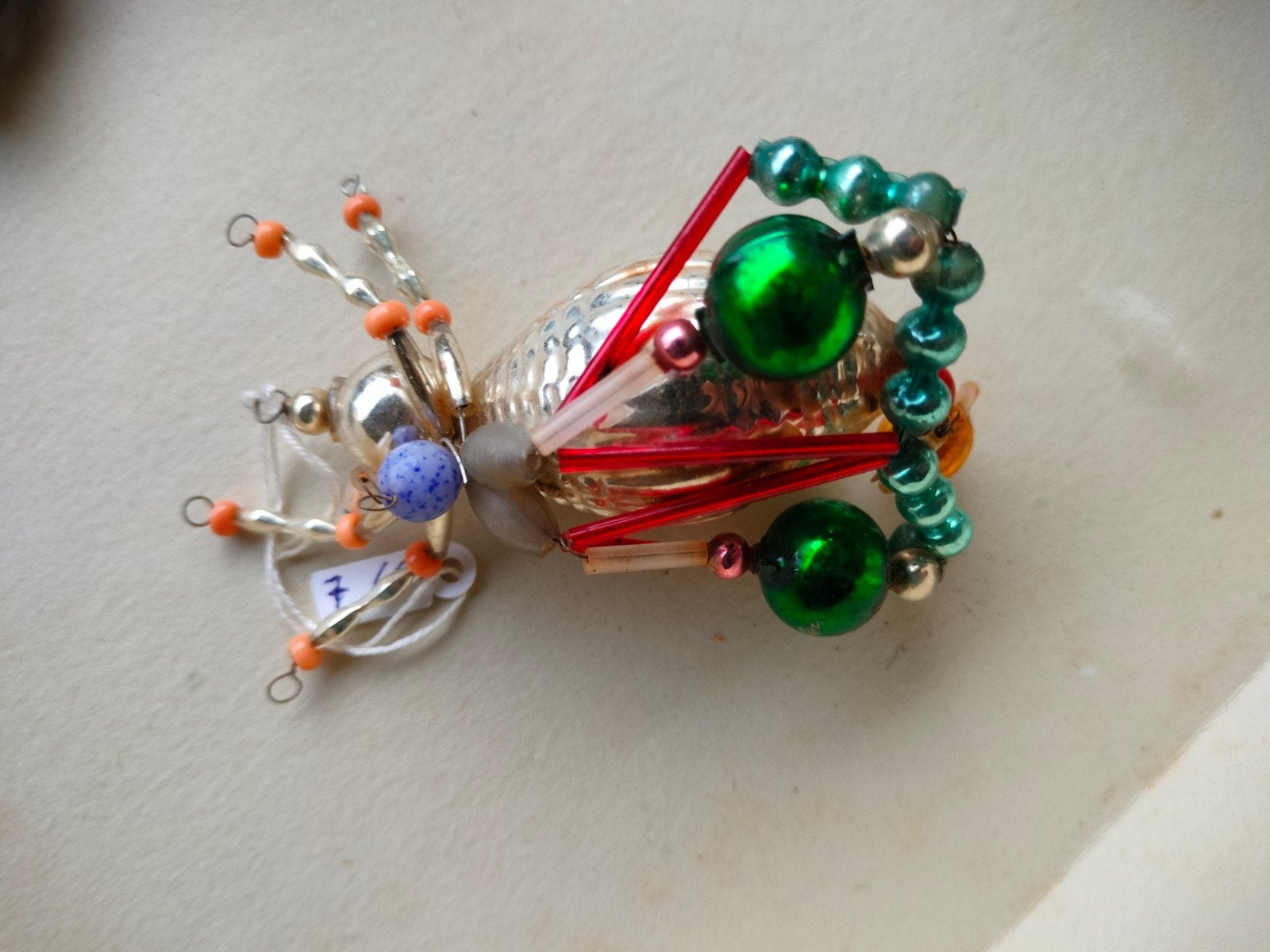 kerstbal spin . gablonzer van 1925., Diversen, Ophalen of Verzenden