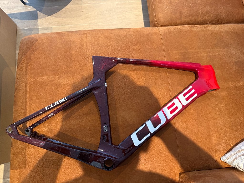Cube frame met scheur, Fietsen en Brommers, Fietsen | Racefietsen, Overige merken, Gebruikt, Carbon, Heren