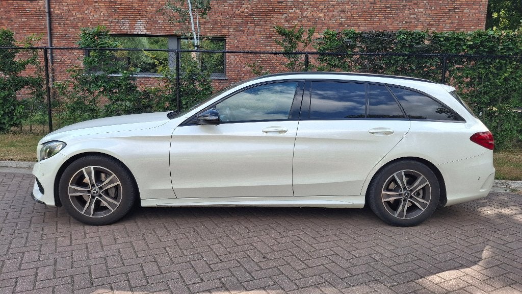 Te koop - Mercedes C160 Break, Auto's, Achterwielaandrijving, 4 cilinders, Wit, 95 kW