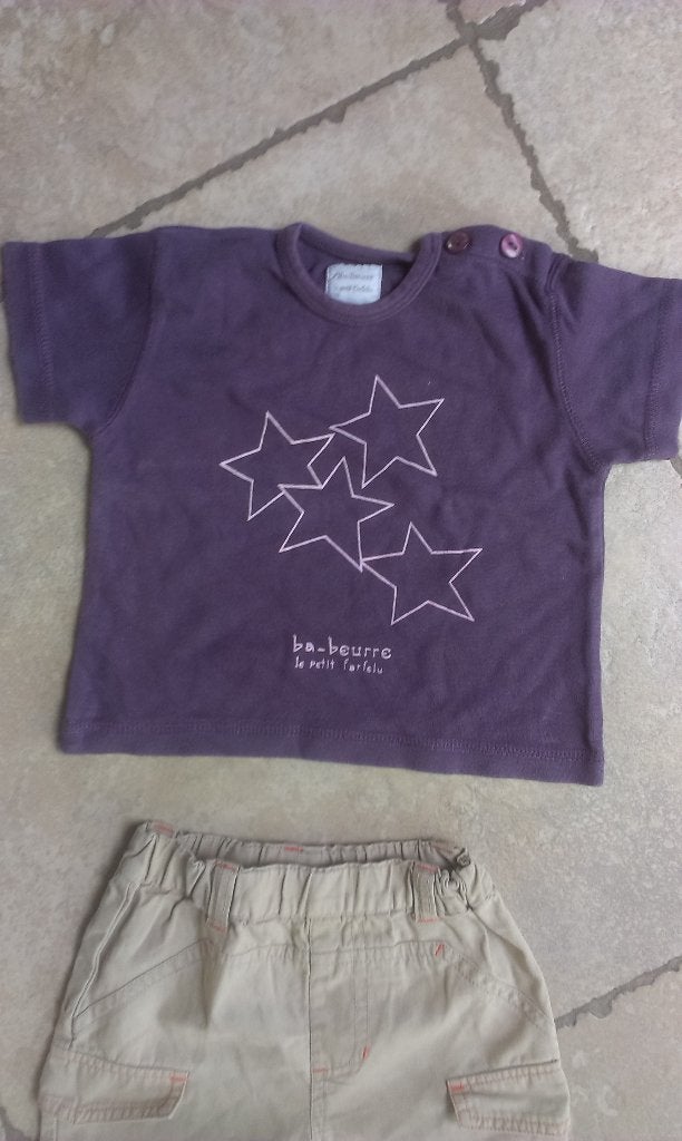 1 euro koopjes ! Merk Babeurre : t-shirt mt 68, Enfants & Bébés, Vêtements de bébé | Taille 68, Enlèvement ou Envoi, Utilisé, Fille