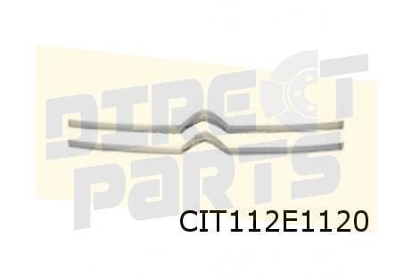 Citroën Jumpy embleem ''Double Chevron'' mat chrome Originee, Auto-onderdelen, Verzenden, -, Nieuw, -
