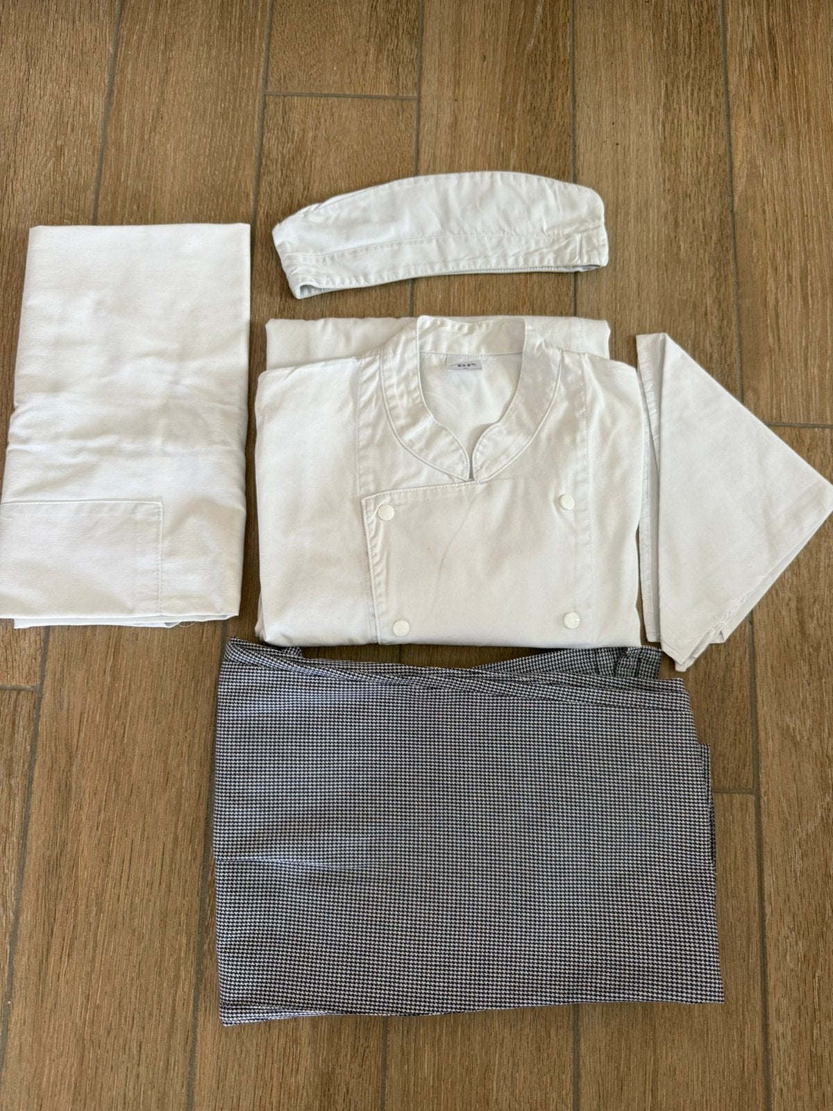 Ensemble tenue de cuisine chef, cours de cuisine, Enlèvement, Comme neuf