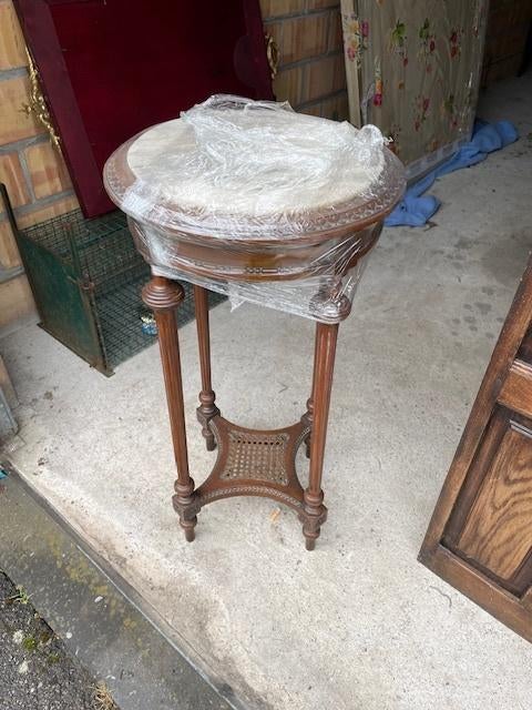 bijzettafel, Huis en Inrichting, Ophalen, Gebruikt, Hout, Antiek