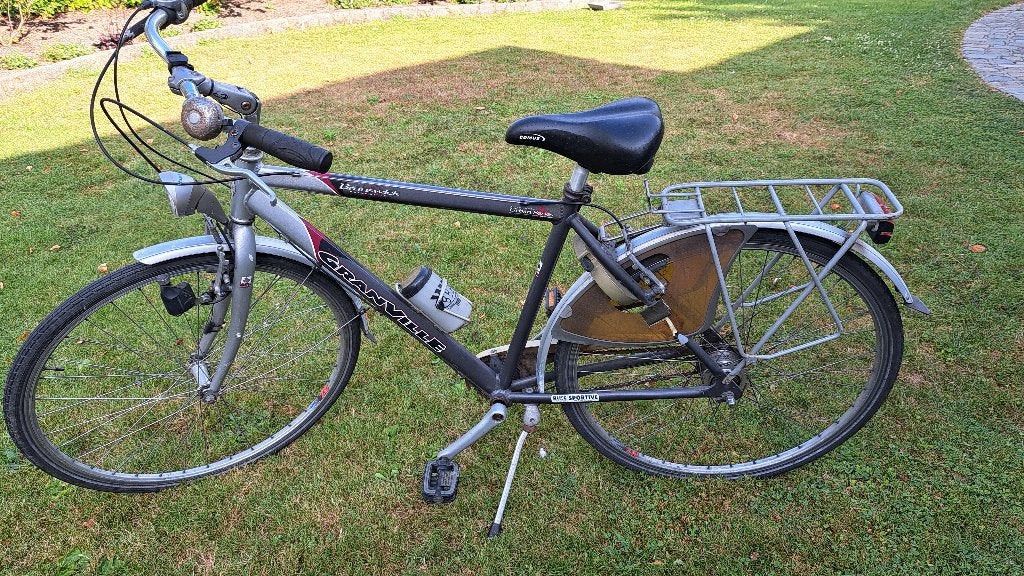 Fiets mannen, Minder dan 10 versnellingen, Gebruikt, 26 inch, Velgrem
