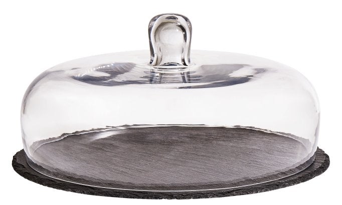 Afdekstolp glas/transparant - Ø 28 cm = NIEUW, Ophalen of Verzenden, Nieuw, Glas, Overige typen