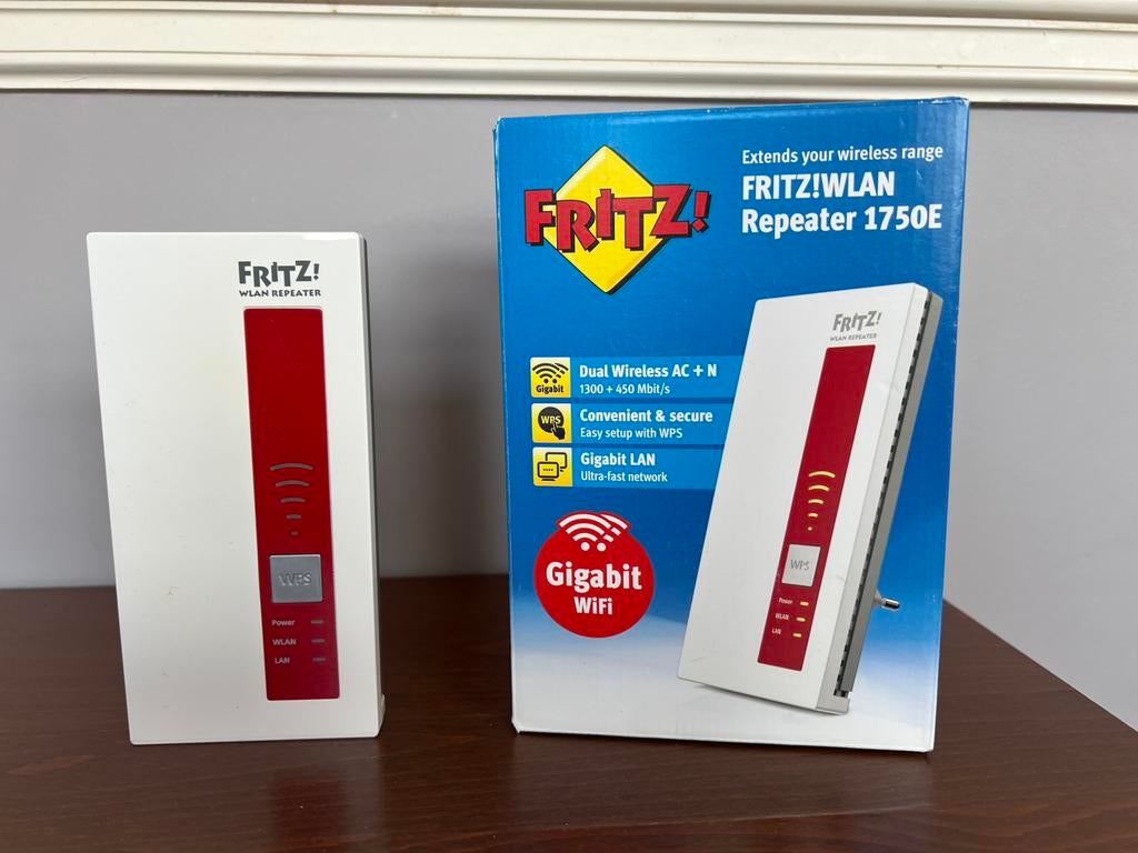 Répéteur Wi-Fi FRITZ!WLAN Repeater 1750E, Ophalen, Zo goed als nieuw