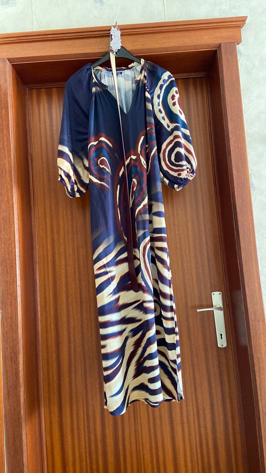 Kleedje Caroline Biss, Maat 38/40 (M), Blauw, Ophalen of Verzenden, Zo goed als nieuw