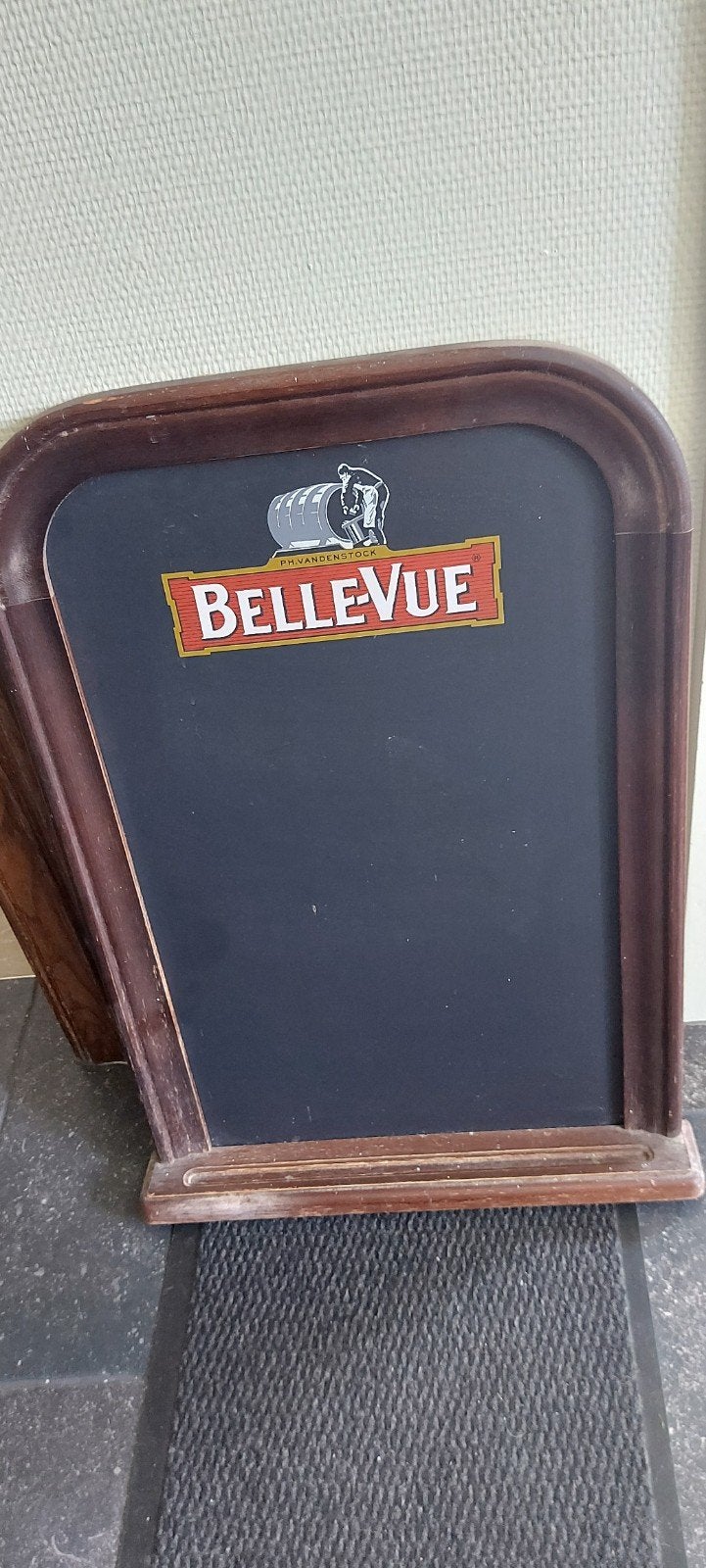 Oud krijtbord Belle Vue, Ophalen of Verzenden