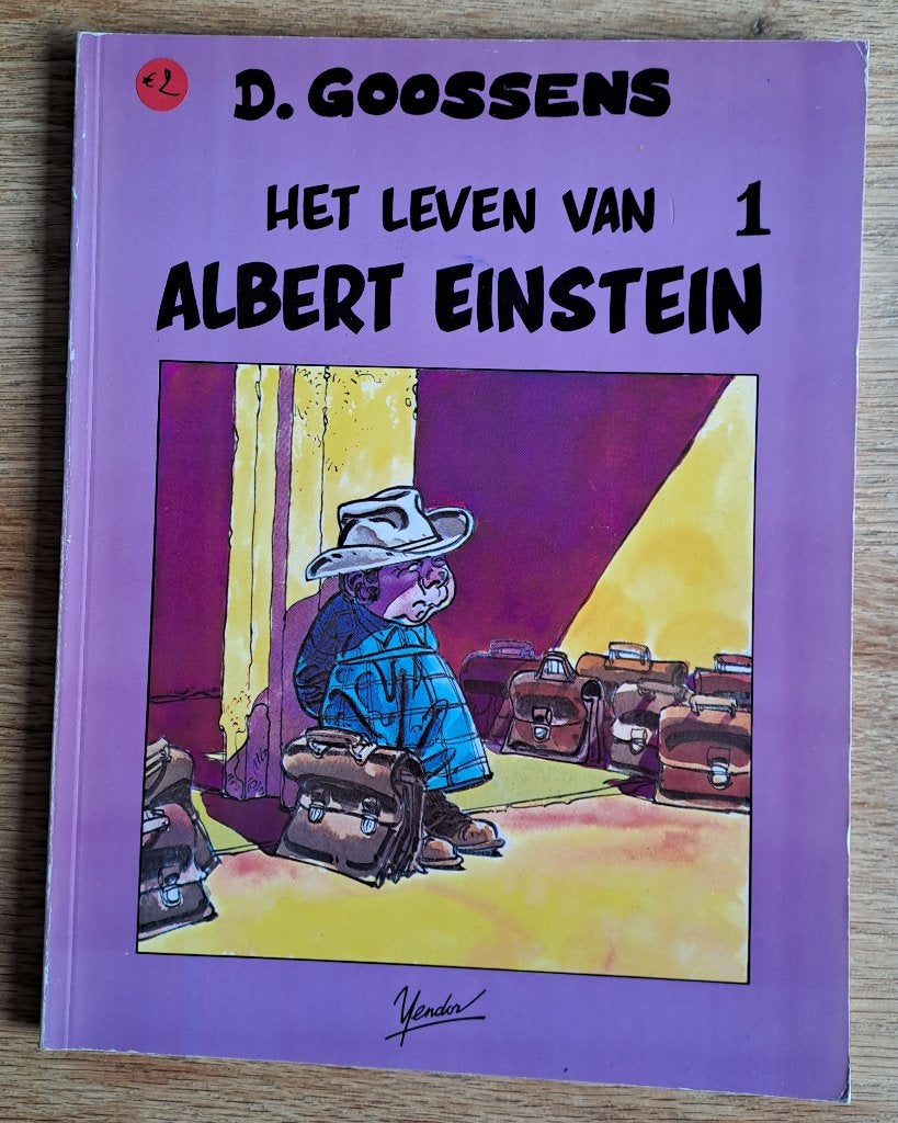 1 - Het Leven Van Albert Einstein, Gelezen, D. Goossens, Eén stripboek, Ophalen of Verzenden