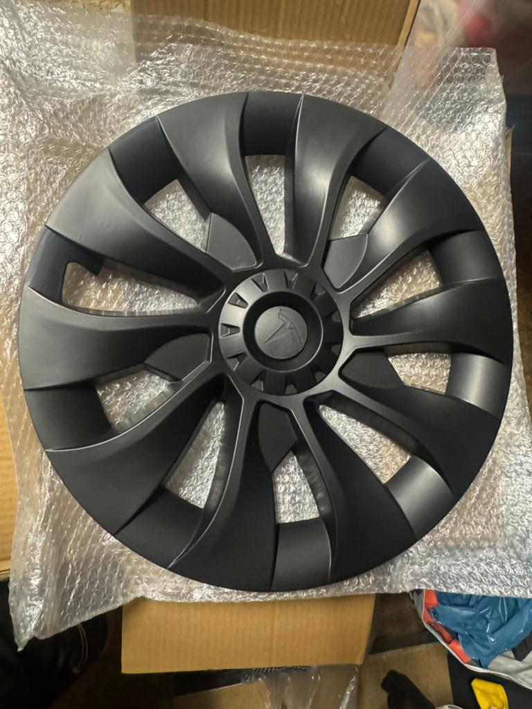 Wieldeksels tesla model 3 “18 turbine, Auto diversen, Wieldoppen, Zo goed als nieuw, Ophalen