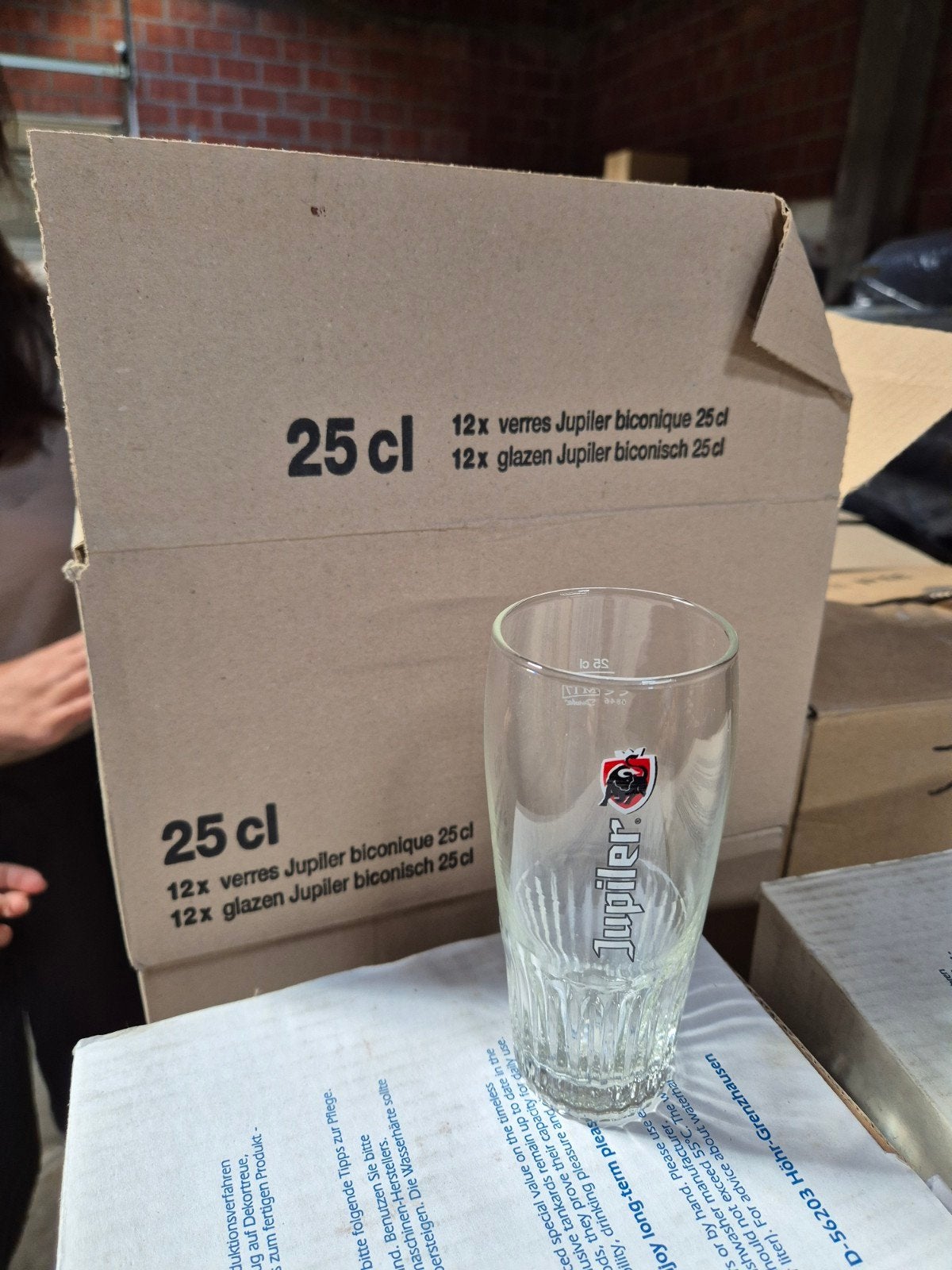 Jupiler 25 cl glas 88 stuks, Verzamelen, Ophalen, Jupiler