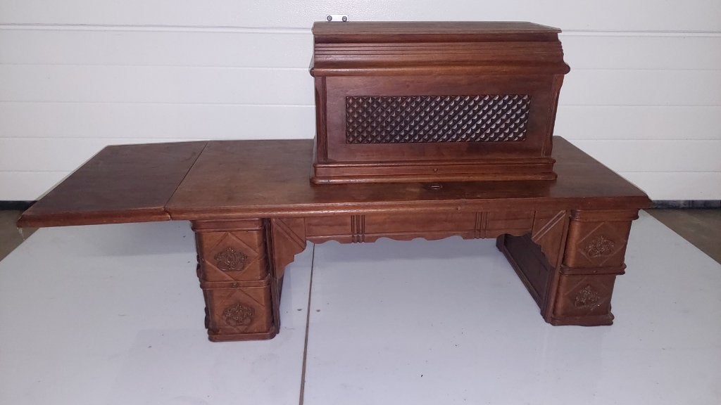 Vintage Meuble Antique Singer Table Machine à Coudre, Enlèvement