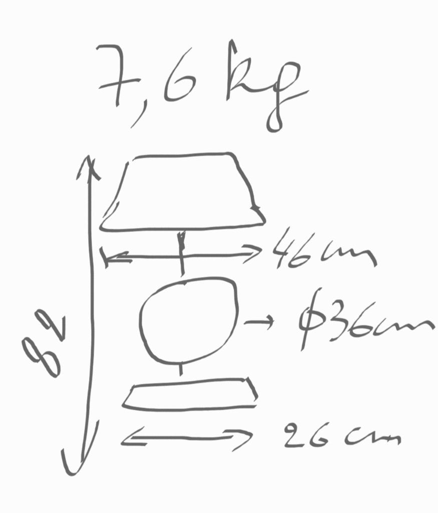 Twee lampadaires, Ophalen, Zo goed als nieuw, Overige materialen, Minder dan 100 cm
