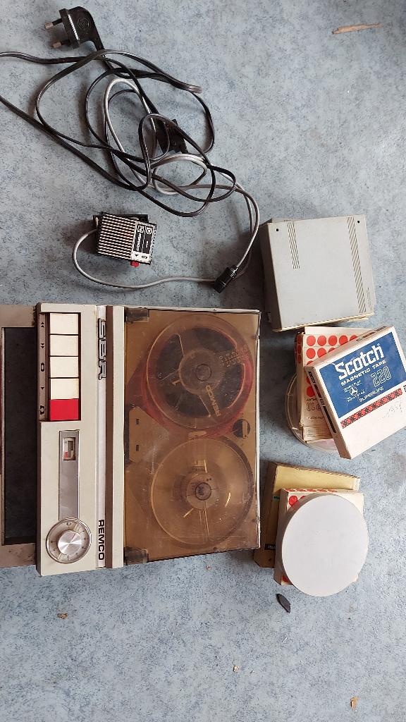 Magnétophone à bande Remco S 3000 tape recorder vintage, Collections, Appareils électroniques, Audio et Vidéo, Enlèvement