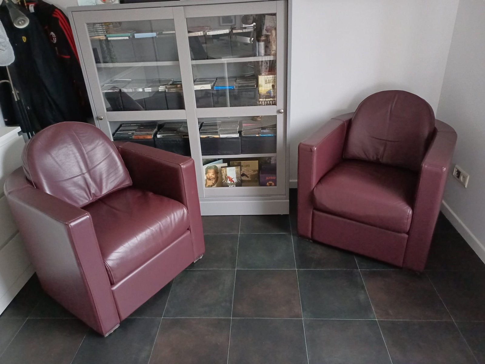 2 mooie leren zetels te koop!, Huis en Inrichting, Ophalen, Zo goed als nieuw