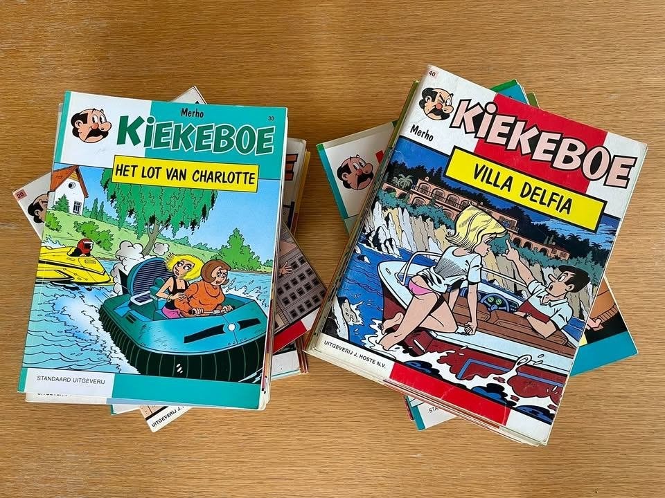 Kiekeboe strips 1-80, Livres, Merho, Série complète ou Série, Enlèvement, Utilisé