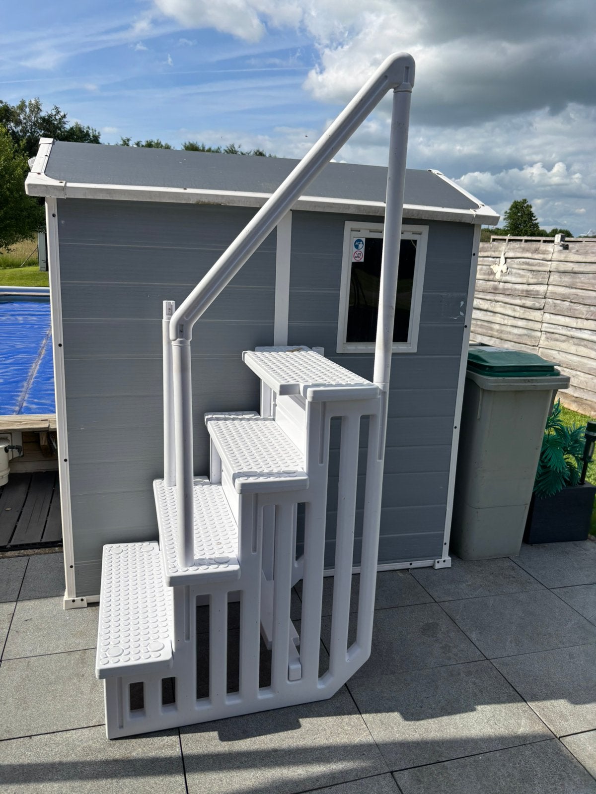 Escalier pour piscine, Jardin & Terrasse, Enlèvement, Comme neuf