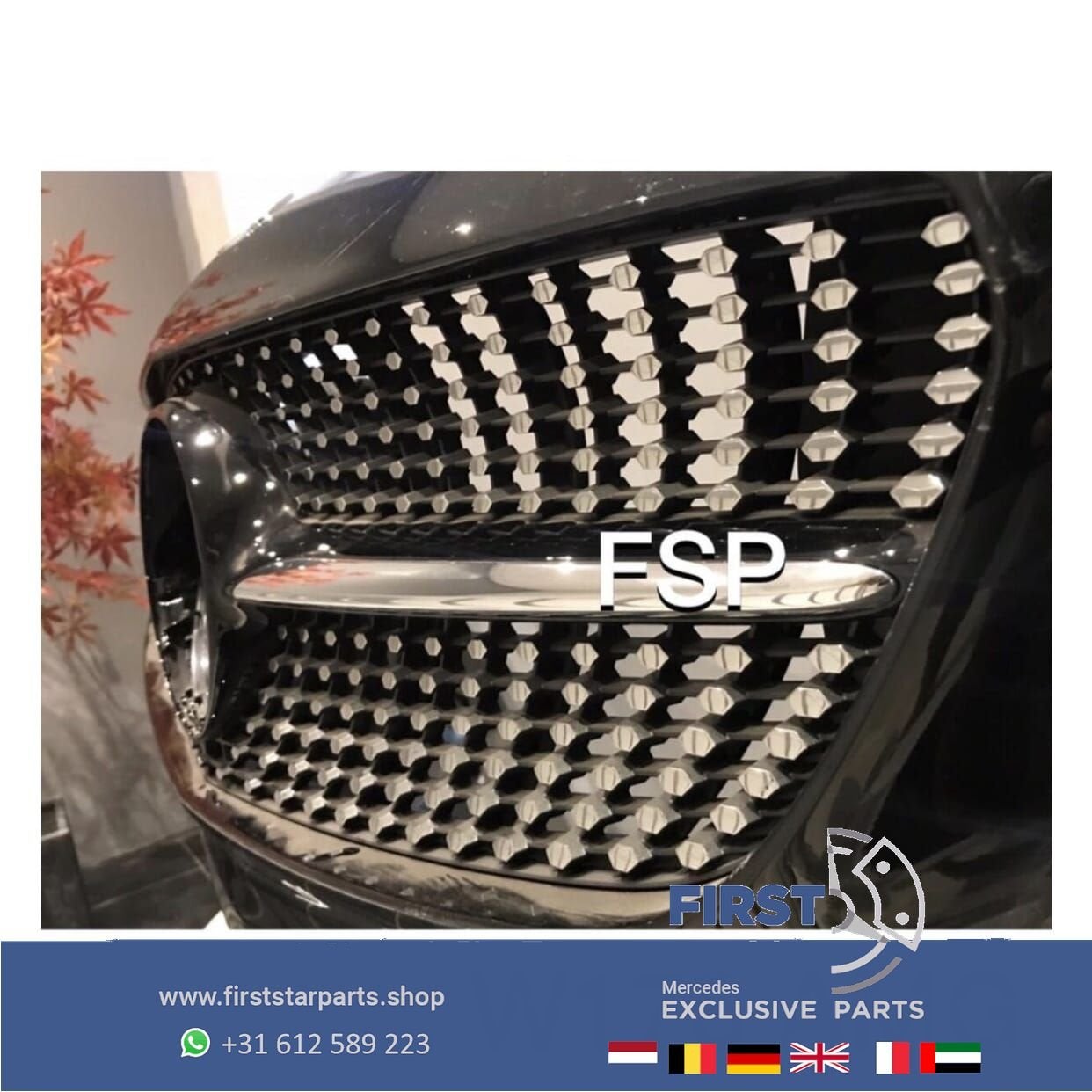 W176 Mercedes AKLASSE FACELIFT AMG VOORBUMPER ZWART COMPLEET, Utilisé, -, Avant, -
