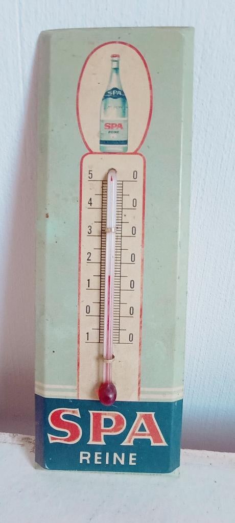 Petit thermomètre SPA tôle 1965, Collections, Enlèvement