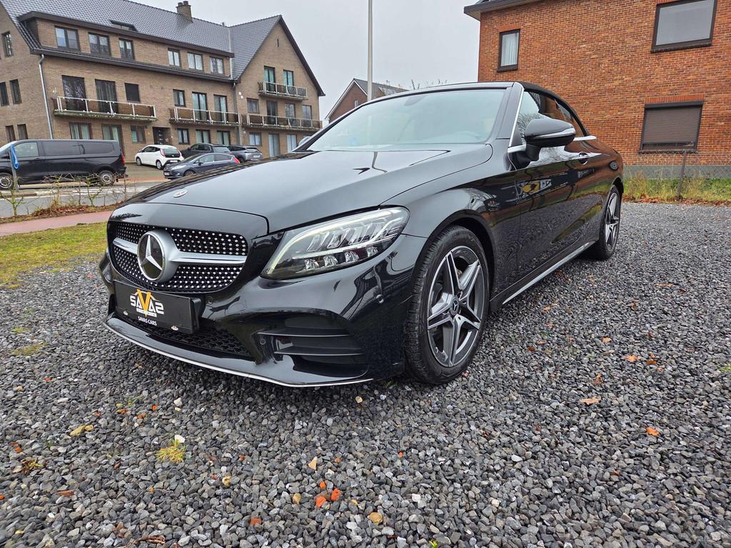Mercedes-Benz C-Klasse 180 Cabriolet C 180/AMG-LINE, Autos, Cuir, https://public.car-pass.be/vhr/4a5d4f80-21aa-406e-9a52-e4ce7286db39