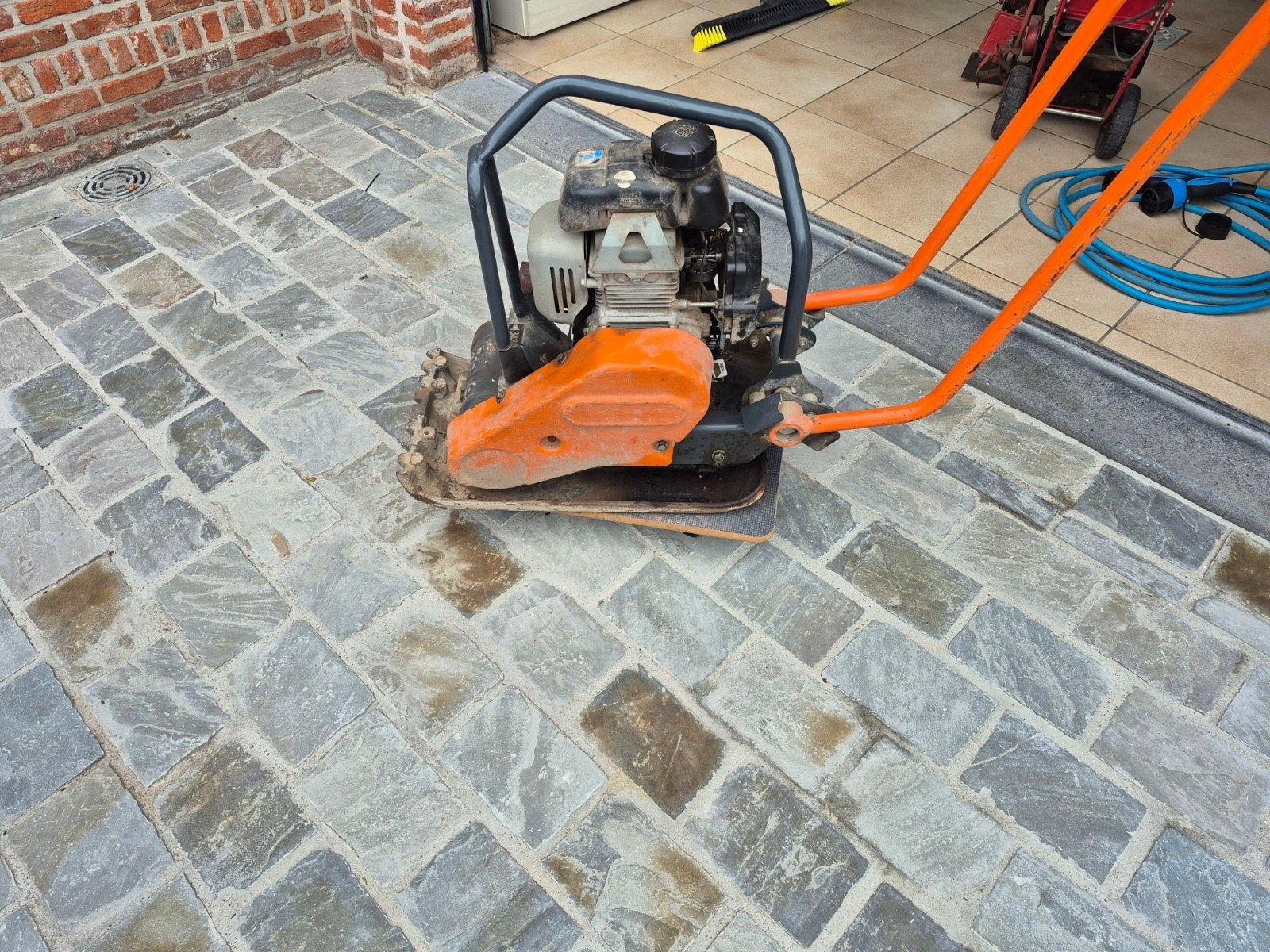 trilplaat altrad, Doe-het-zelf en Bouw, Ophalen, Gebruikt
