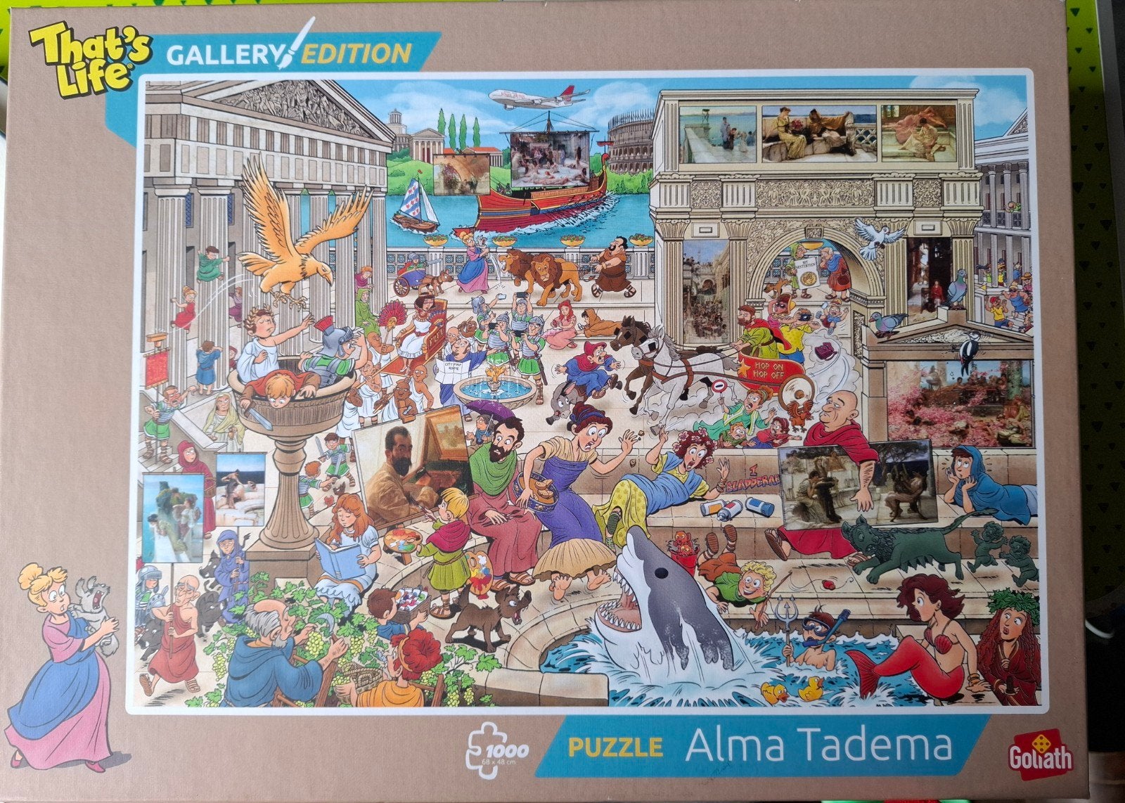 puzzels thats life gallery edition, Ophalen, 500 t/m 1500 stukjes, Zo goed als nieuw