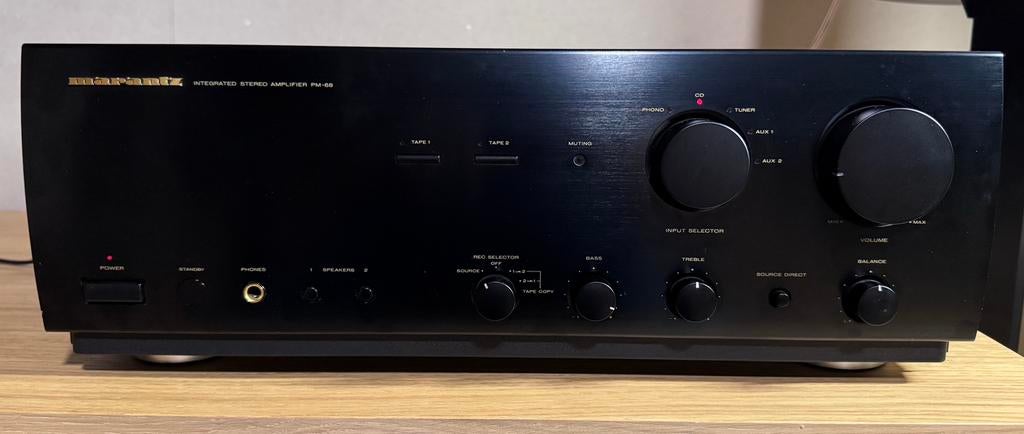 Marantz pm-68 high end versterker, Audio, Tv en Foto, Versterkers en Ontvangers, Ophalen, Zo goed als nieuw, Stereo, Marantz