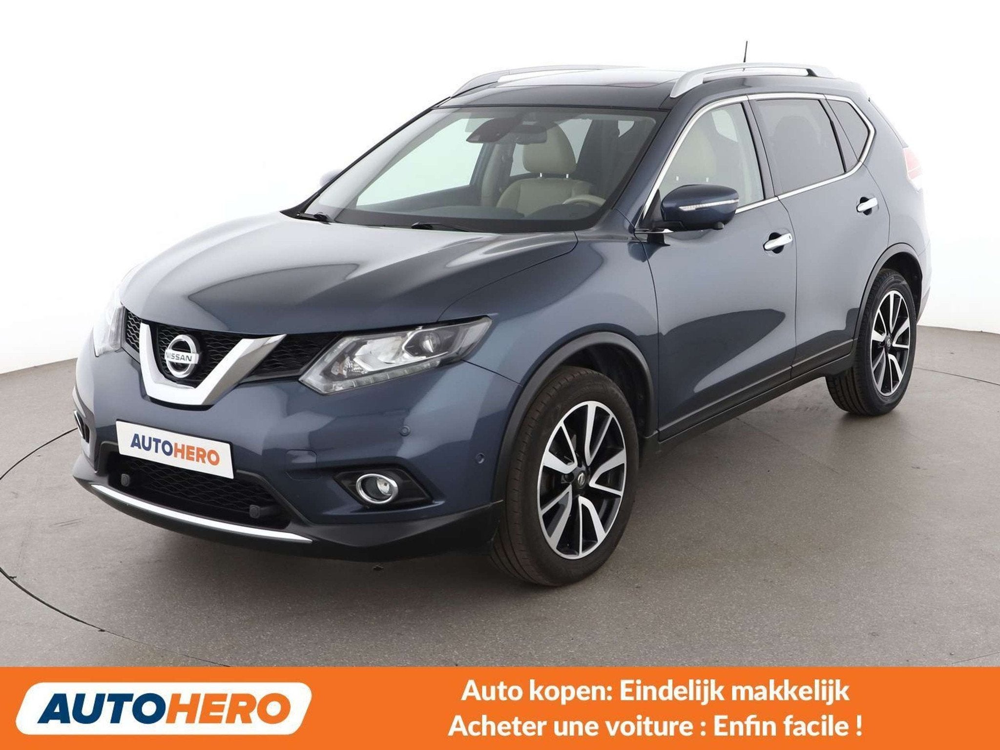 Nissan X-Trail 1.6 dCi Tekna (année de construction 2017), Autos, Nissan, Cuir, Achat, 139 g/km, Beige