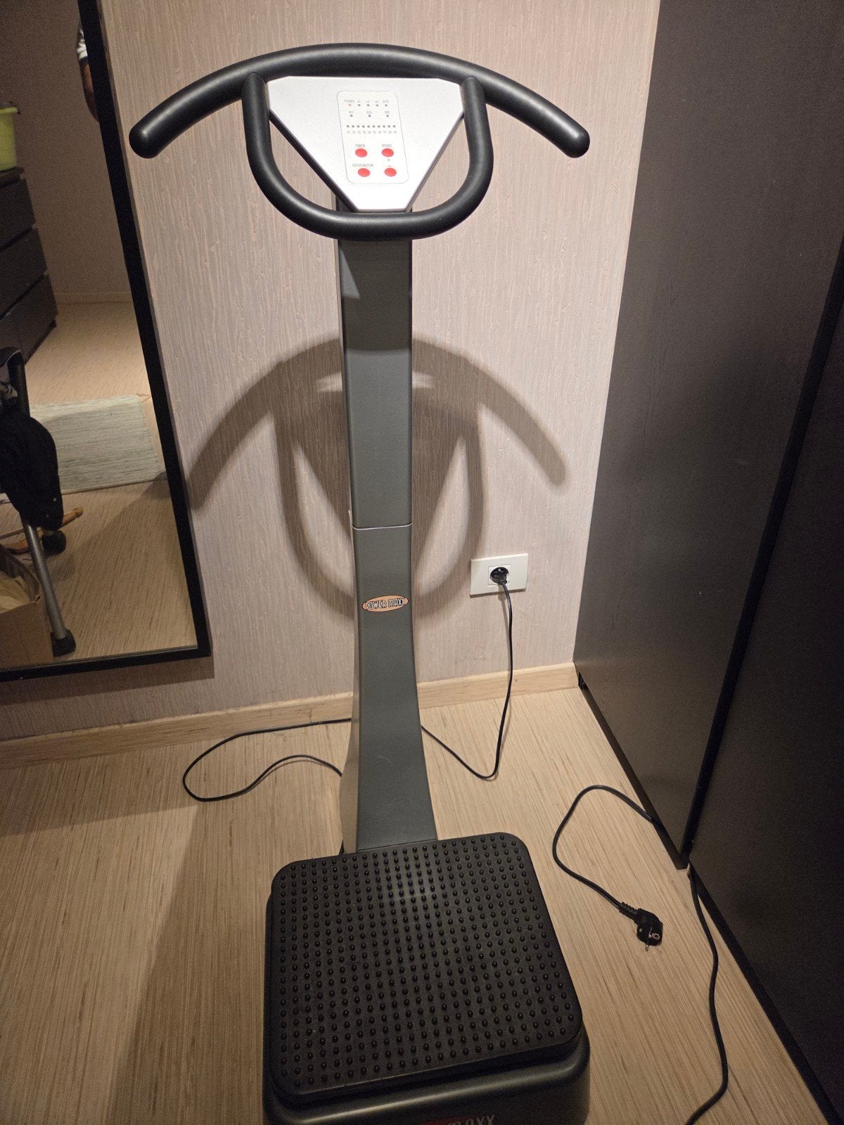 Power Maxx - trilplaat, Sports & Fitness, Enlèvement, Métal, Bras, Plaque vibrante
