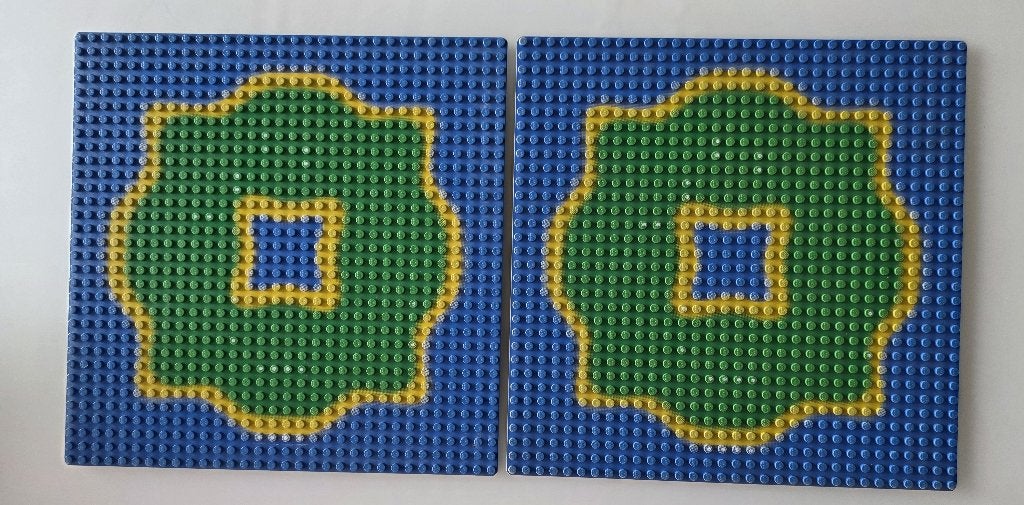 vintage Lego bouwplaten, Ophalen of Verzenden, Grondplaat, Lego