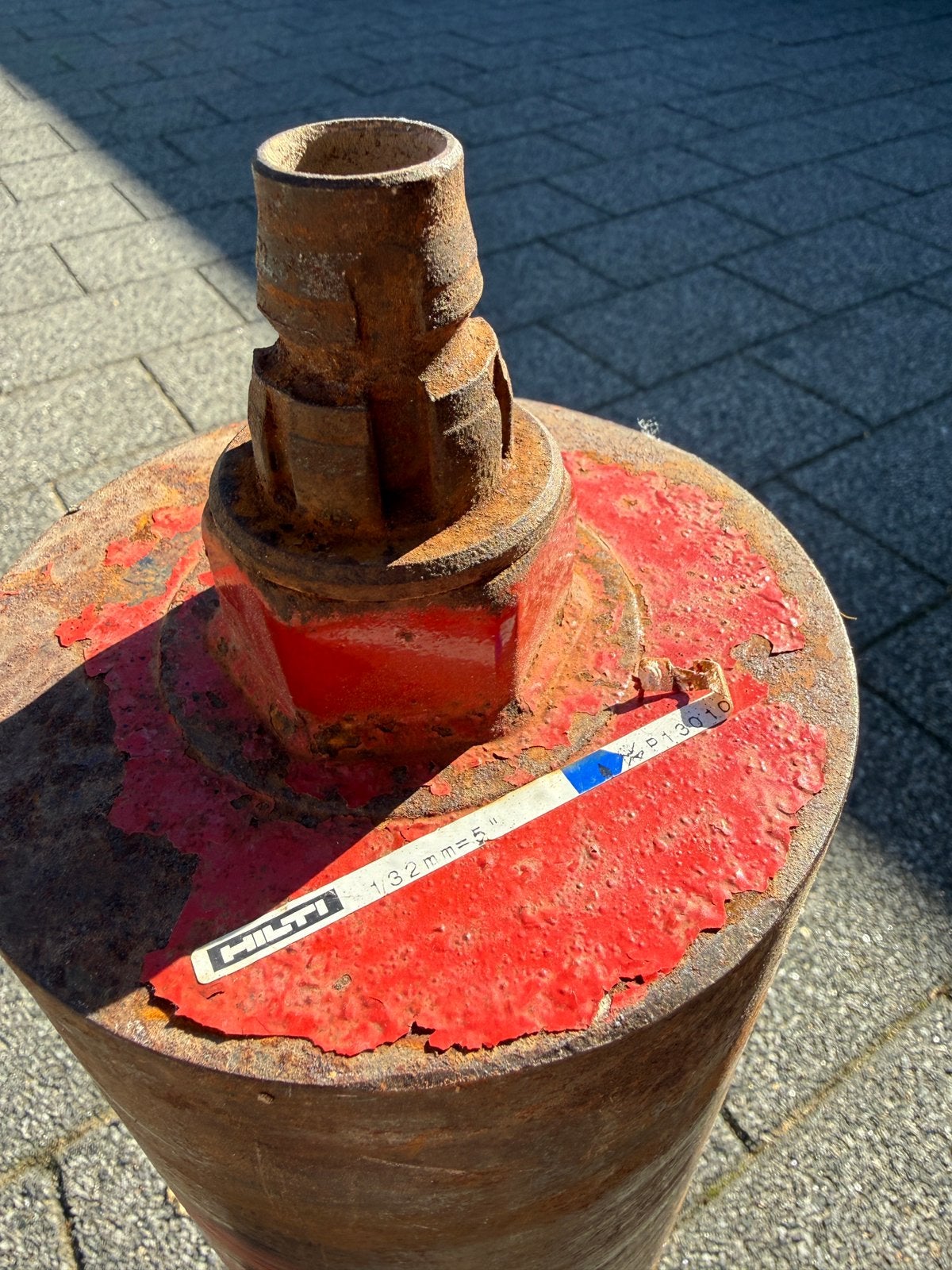 Hilti Diamantboor 132mm Tanden 4mm, Doe-het-zelf en Bouw, Ophalen of Verzenden, Gebruikt