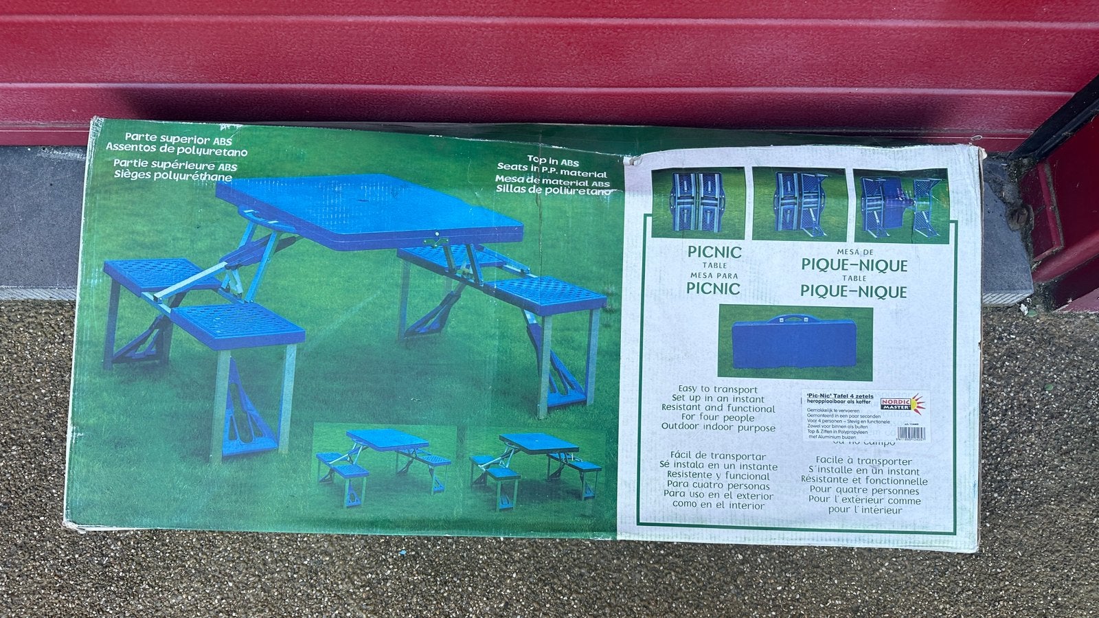 Table de picnic banc de jardin neuf, Enlèvement ou Envoi