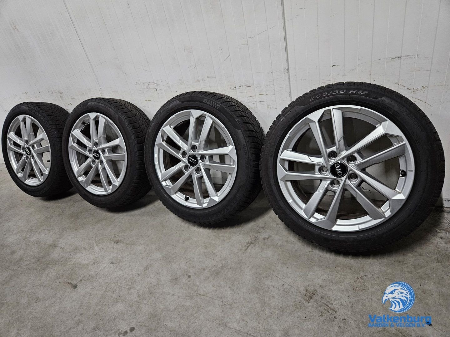 6mm! Originele Audi A3 8Y 17 inch velgen 5x112 winterbanden, Gebruikt, -, -, Banden en Velgen