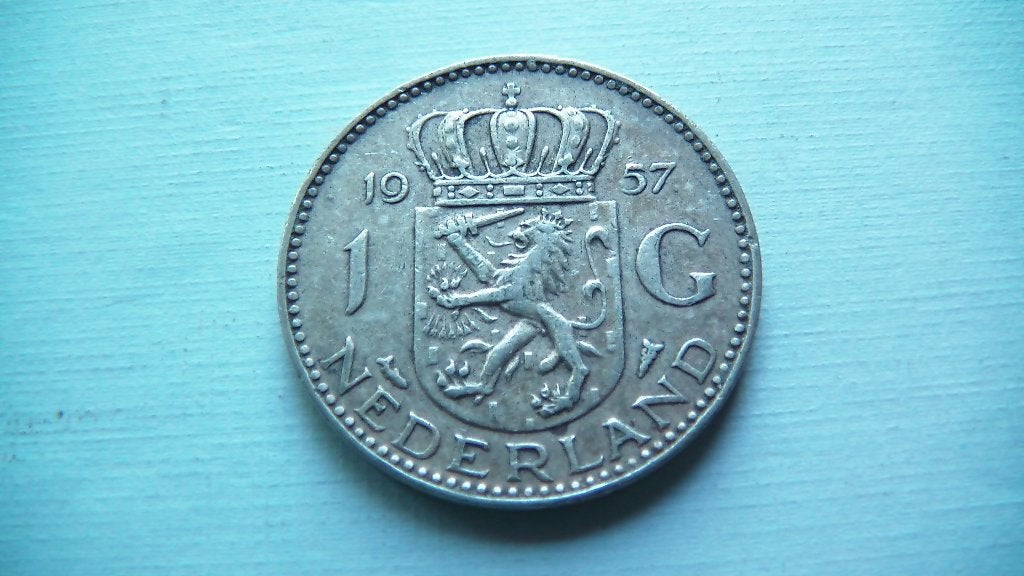 pays-bas 1 gulden 1957, Enlèvement