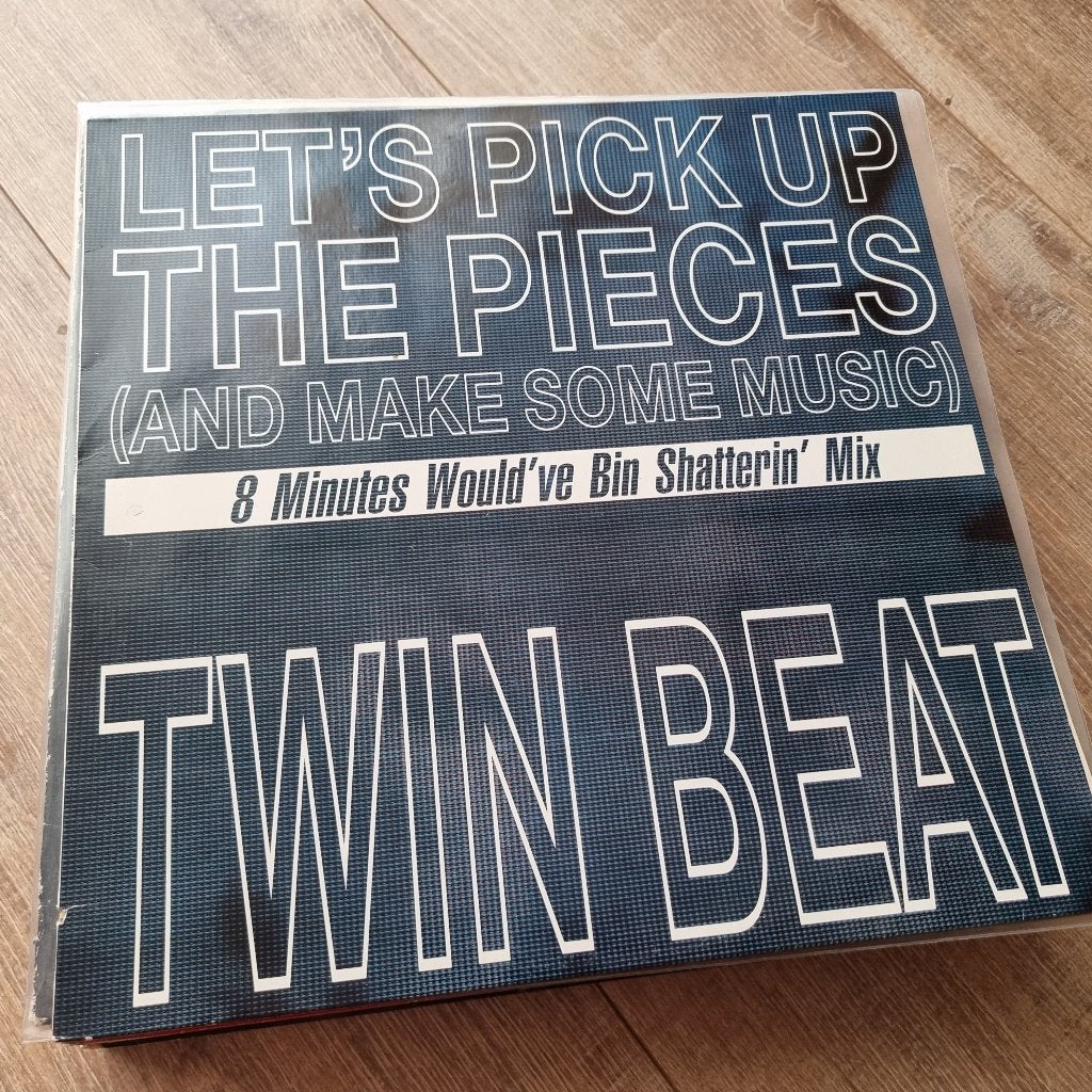 12" Twin Beat– Let's Pick Up The Pieces And Make Some Music, CD & DVD, Vinyles Singles, 12 pouces, Enlèvement ou Envoi, 1980 - 1989