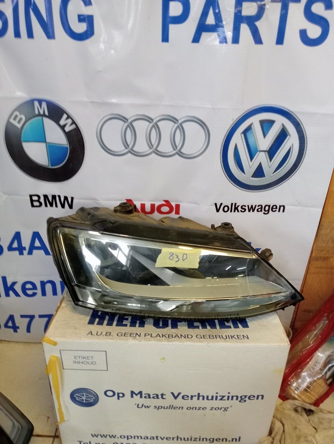 KOPLAMP JETTA RECHTS ORIGINEEL 5C7941006A, Gebruikt, -, Volkswagen, -