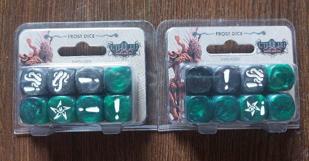 Cthulhu: Death May Die – Frost Dice (2 sets), Enlèvement ou Envoi, Comme neuf