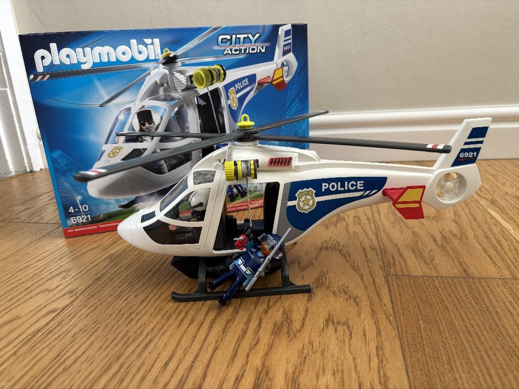 PLAYMOBIL City Action Politiehelikopter - 6921, Comme neuf, Autres types, City action, Kit complet