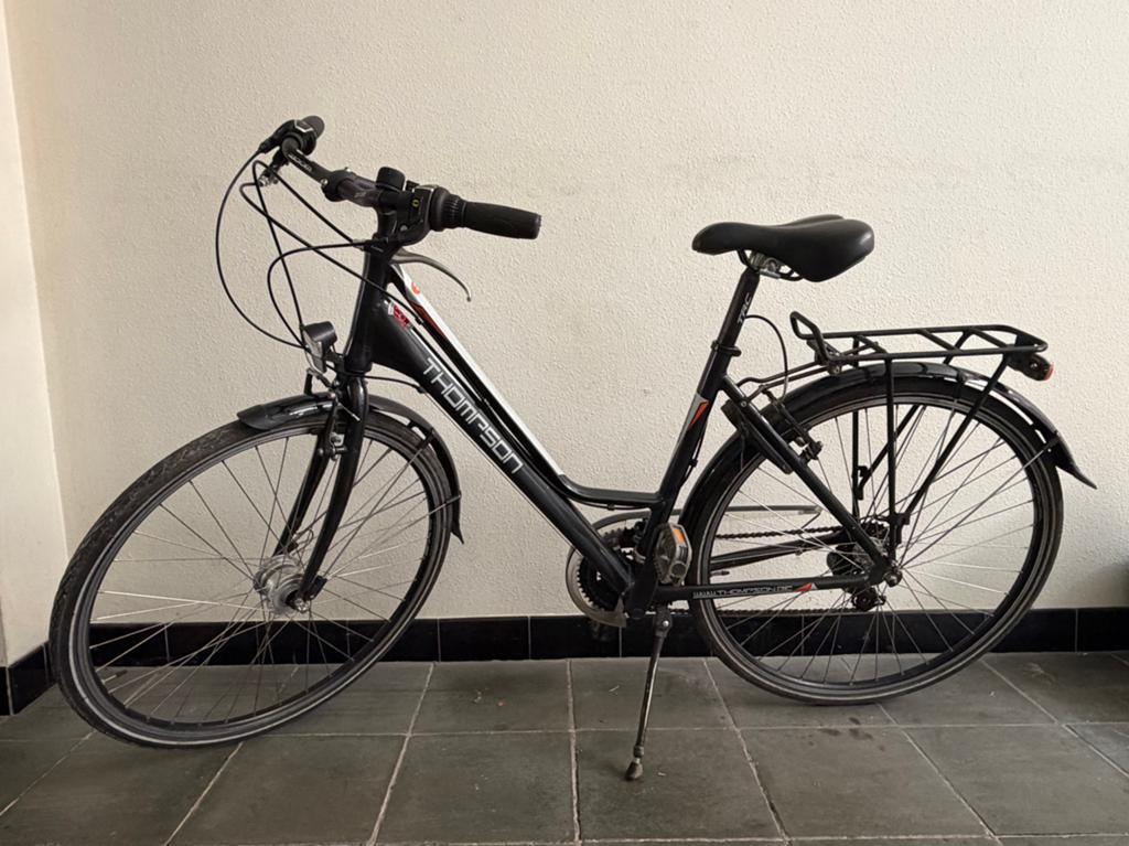 Damesfiets Thompson, Enlèvement, Utilisé